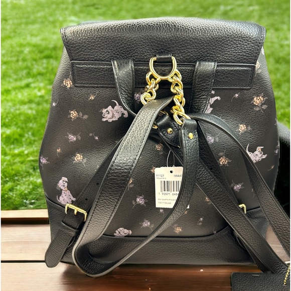 COACH coach Disney 101 Dalmatian floral rucksack bag - Picture 3 of 7
